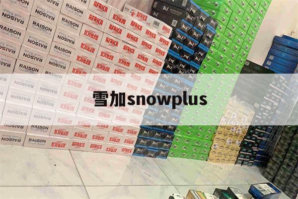 雪加snowplus(雪加snow一次性電子煙)-第1張圖片-番響電子煙