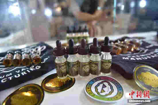 資料圖：電子煙煙液。中新網記者 金碩 攝