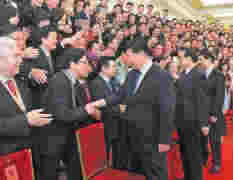 習近平會見全國教育系統先進集體和先進個人代表