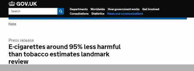 電子煙的真相一直在，只是有人視而不見